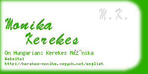 monika kerekes business card